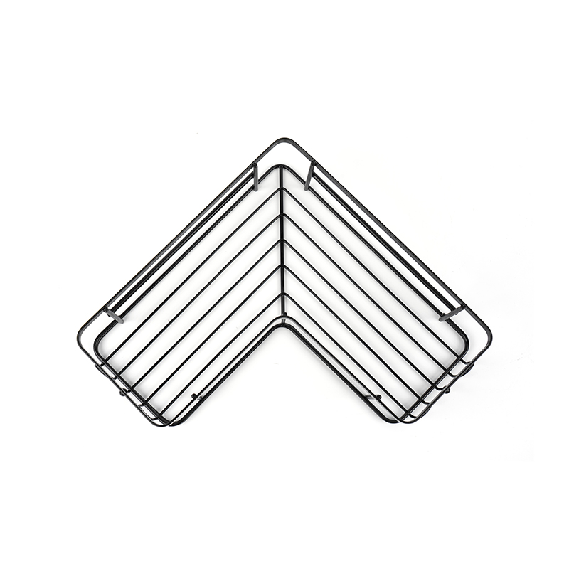 Черная угловая душевая кабина из нержавеющей стали, настенная