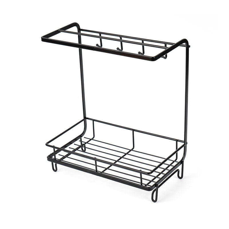 Полка для кухонной мойки с держателем для губки и полотенца