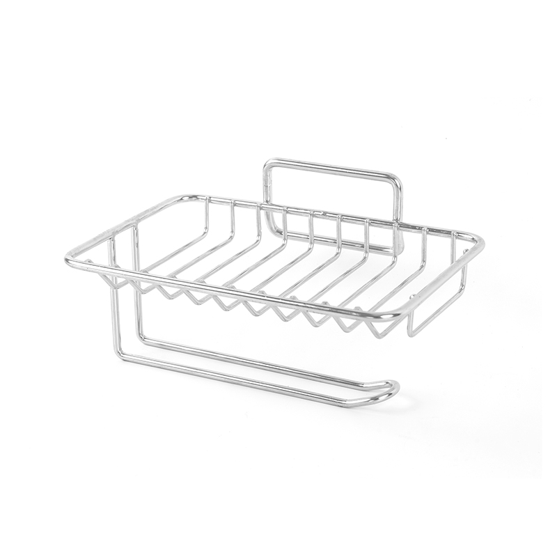 Керамическая мыльница с самодренажом и подставкой из нержавеющей стали