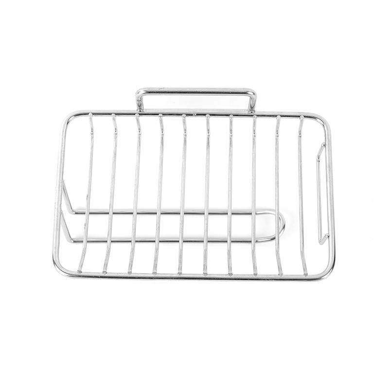 Керамическая мыльница с самодренажом и подставкой из нержавеющей стали