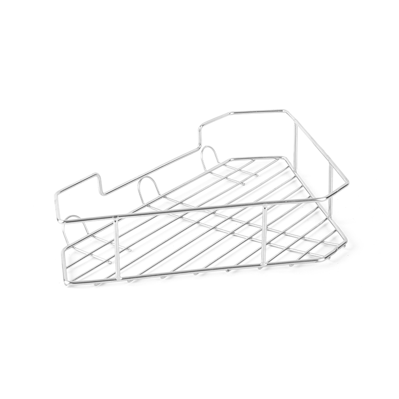 Настенная угловая полка для душа из нержавеющей стали 304