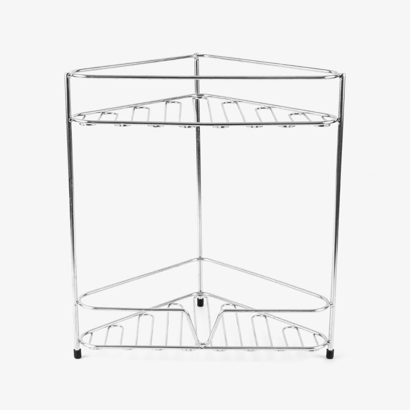 Угловая полка-органайзер для ванной комнаты