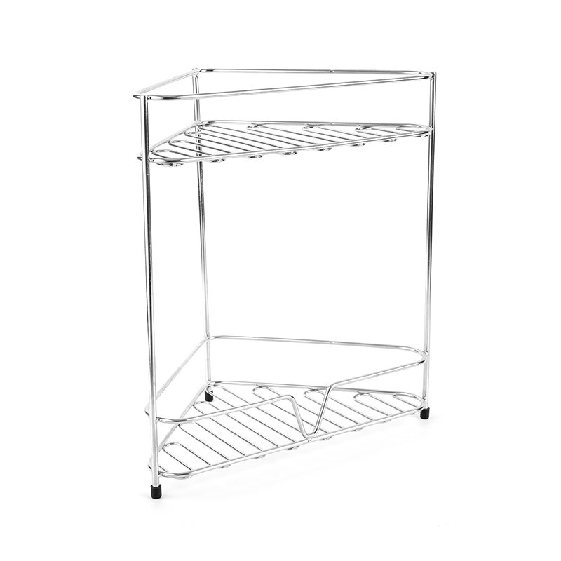 Угловая полка-органайзер для ванной комнаты