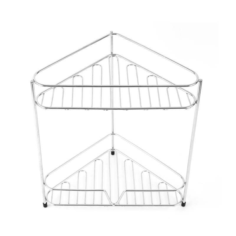 Угловая полка-органайзер для ванной комнаты