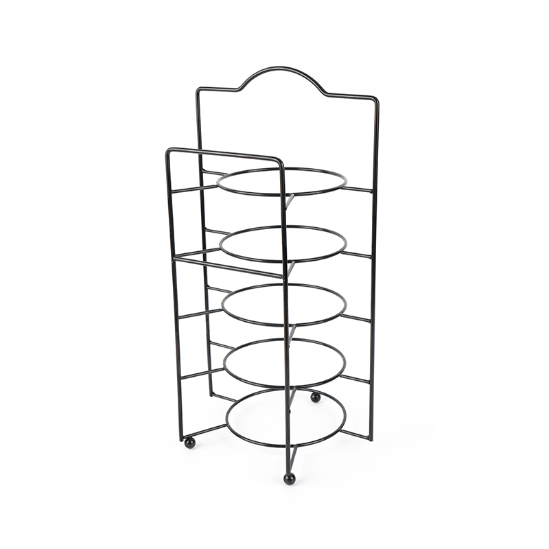 Многоярусная сервировочная подставка с мисками и тарелками