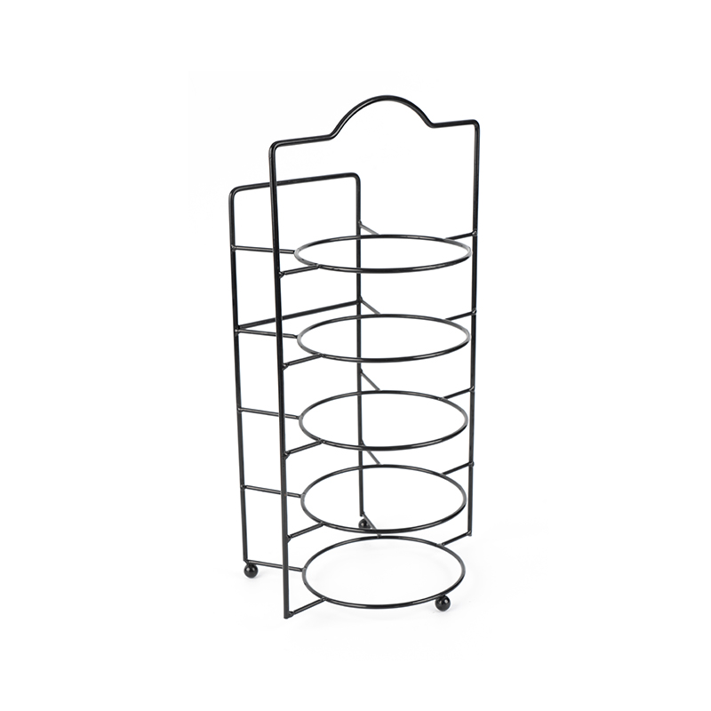 Многоярусная сервировочная подставка с мисками и тарелками