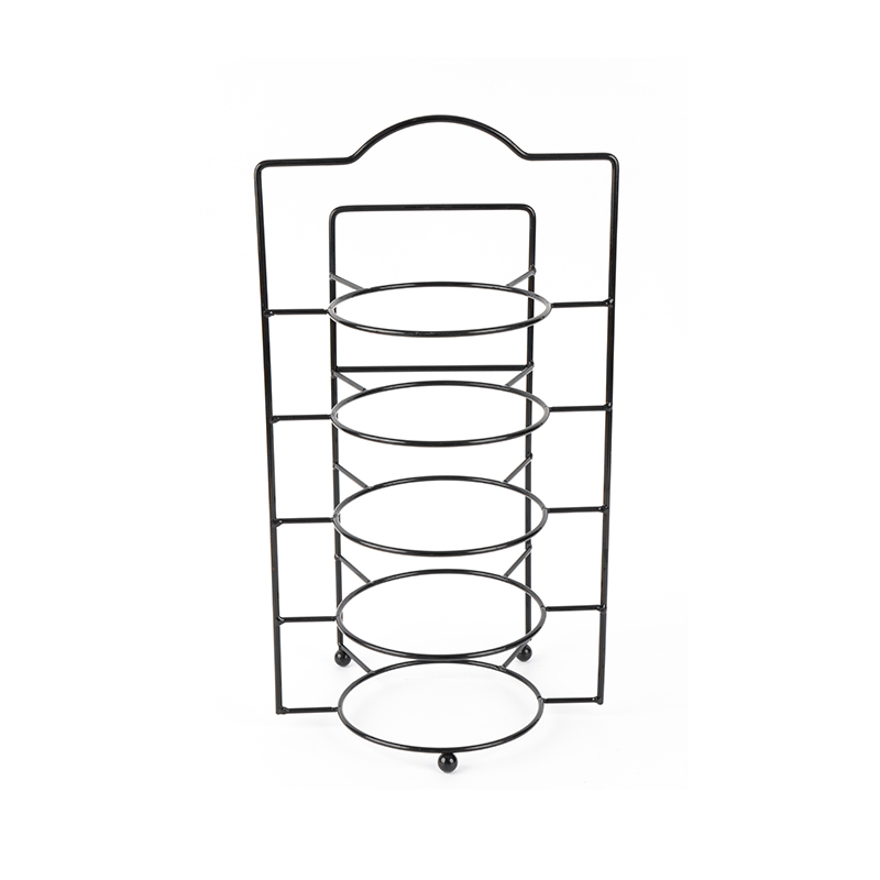 Многоярусная сервировочная подставка с мисками и тарелками
