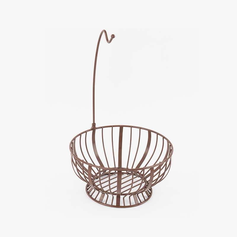 Корзина с фруктами и вешалкой для бананов для кухни