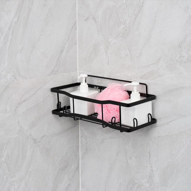 Настенная корзина для хранения из металлической проволоки для кухни и ванной комнаты